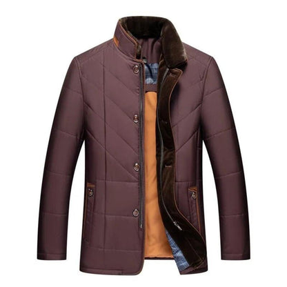 Moly Comfortable Collar Coat For Men Warm Modern Design For Style Conscious Gentlemen