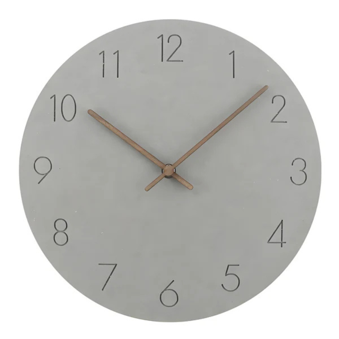 Nork Minimalist Wooden Wall Clock With Silent Precision For Modern Homes A Timeless Statement Piece