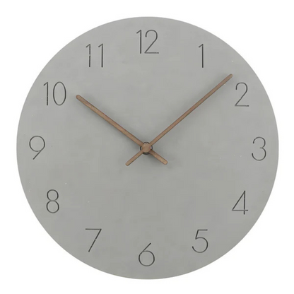 Nork Minimalist Wooden Wall Clock With Silent Precision For Modern Homes A Timeless Statement Piece