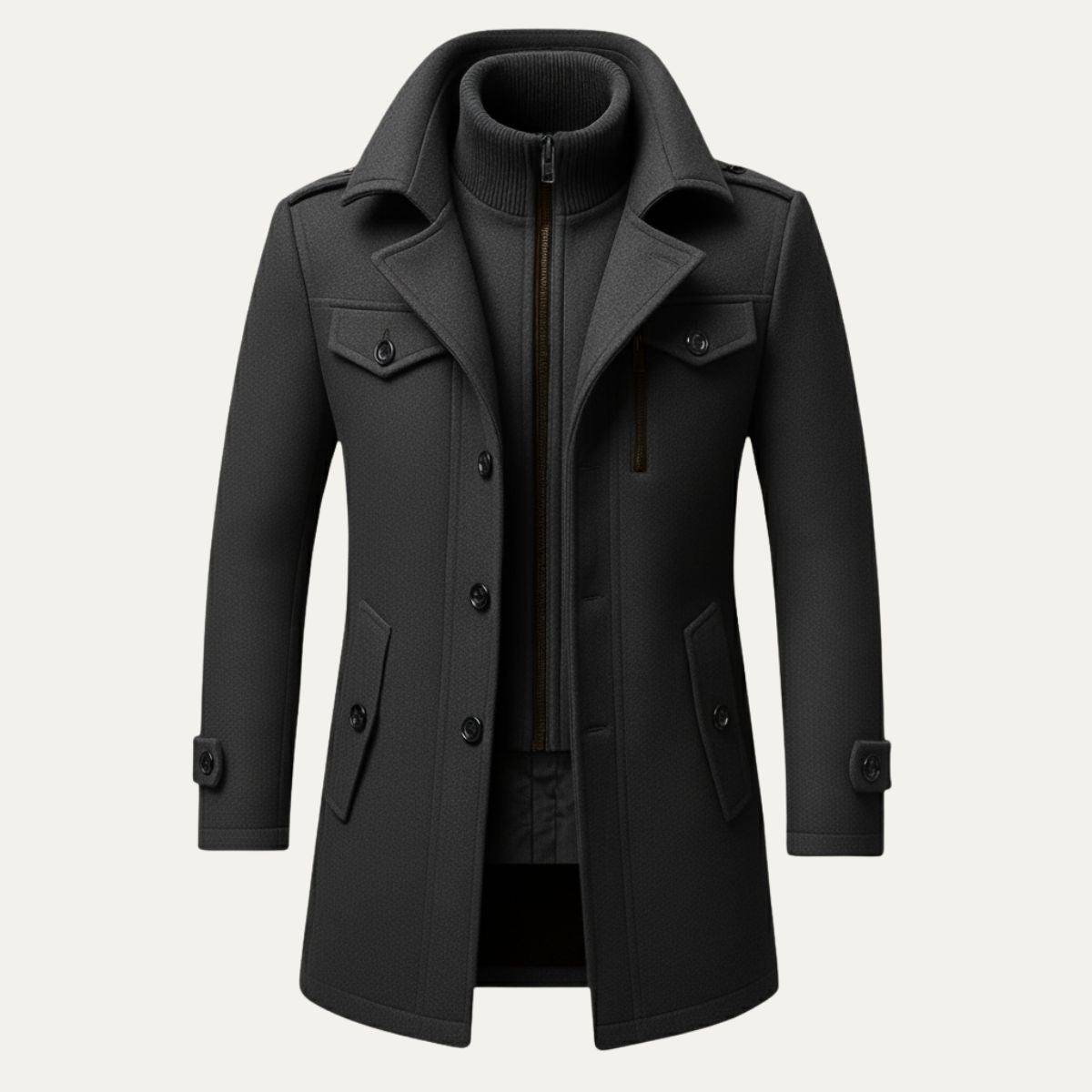 The Westminster Warm Coat – Men’s Classic British Overcoat