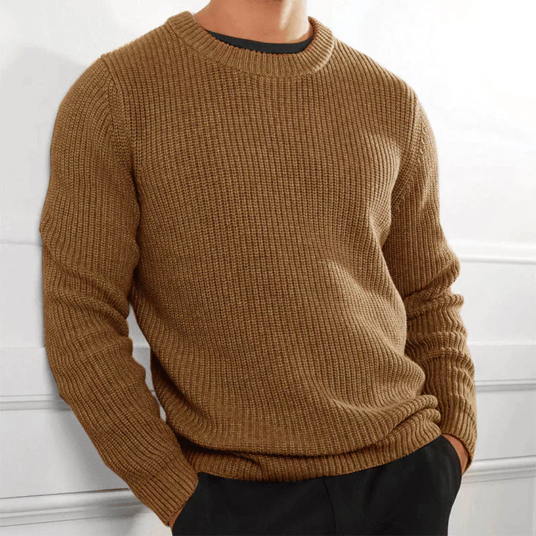 Men's Winter Sweater Classic Knit Crew Neck Premium Warmth For Everyday Comfort Wear