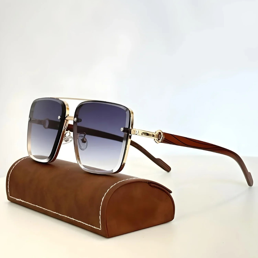 Sean Polarised Sunglasses for Men, Lightweight Frames, Glare Reducing Lenses, All Day Sun Protection