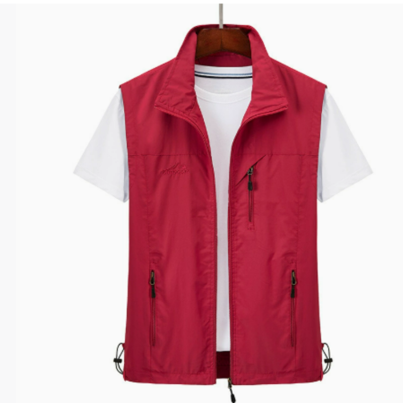 Men's Outdoor Gilet Half Zip Lightweight Layer For Hiking And Running Ready Durable For Active Outdoor Enthusiasts