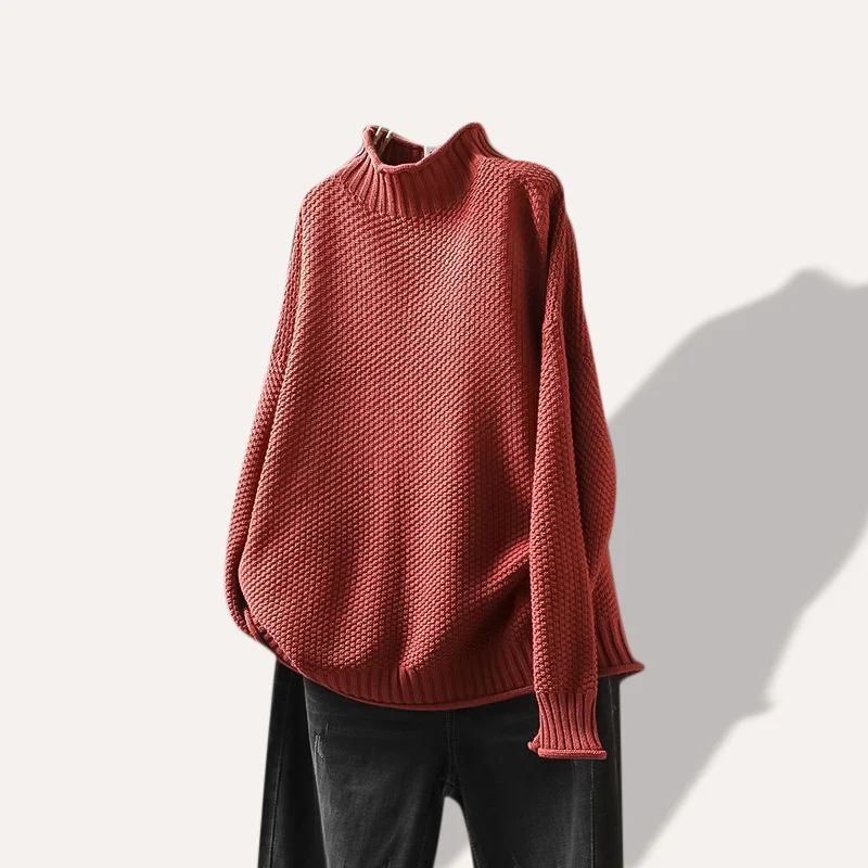 Cloévie Soft Knit Sweater for Women, Ultra Cozy Comfort, High Quality Knit, Seamless Work to Weekend Style