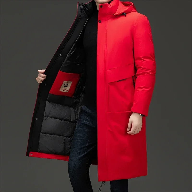 Evan Men's Insulated Zip Front Winter Coat By TrendAura For Cold Weather Warmth And Style