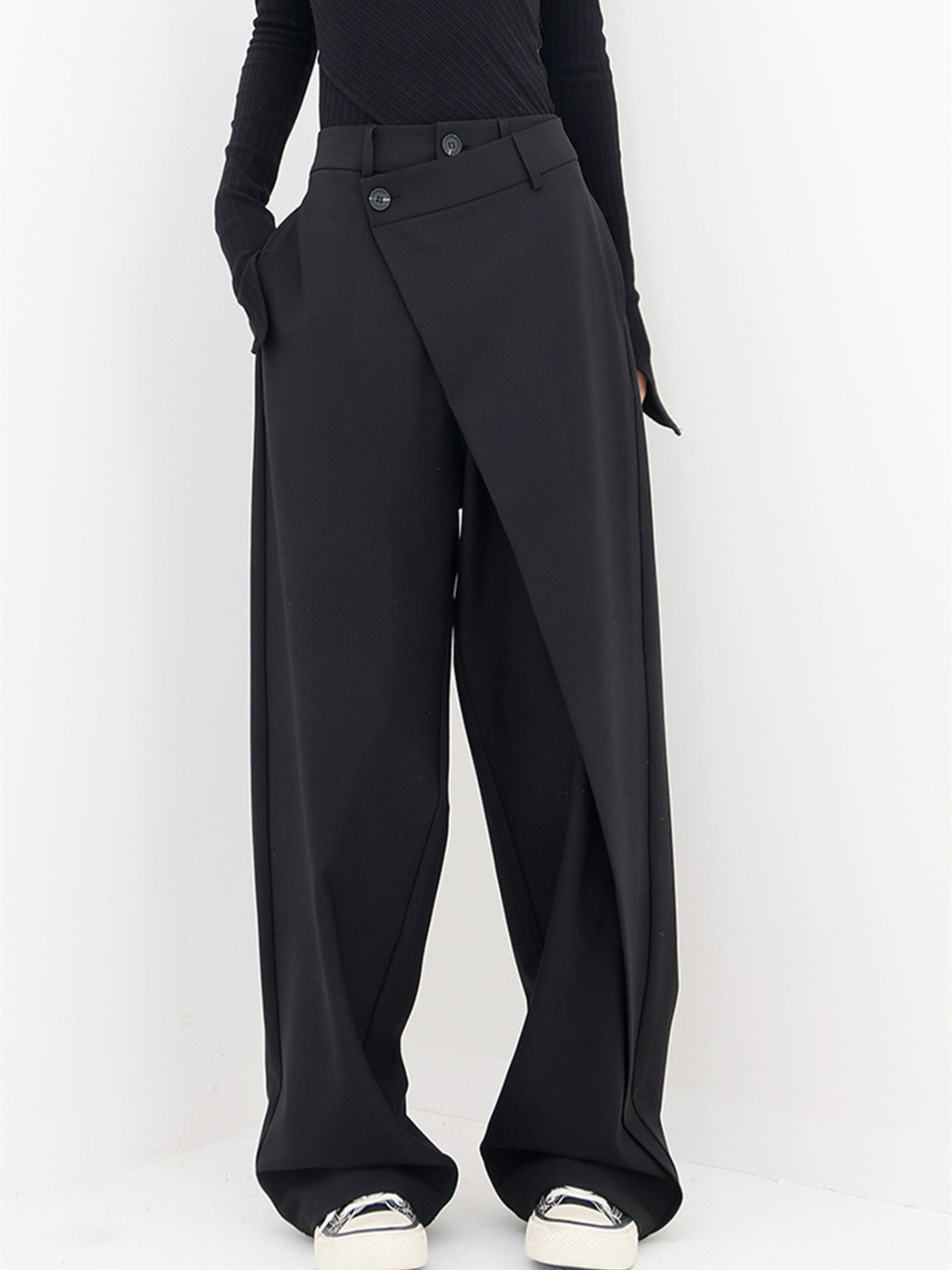Women's Baggy Trousers with Relaxed Fit and Versatile Style - TrendAura