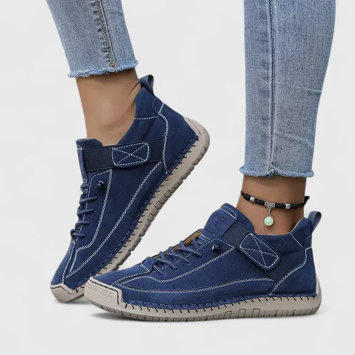 Kymberleigh Leather Women Sneakers Non Slip Breathable Everyday Comfort For Women