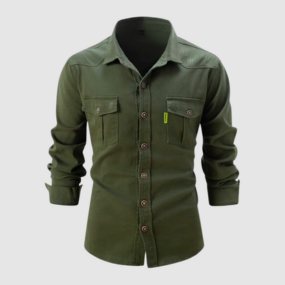 Ryan Cotton Casual Shirt By TrendAura Classic Breathable Button Down With Modern Fit