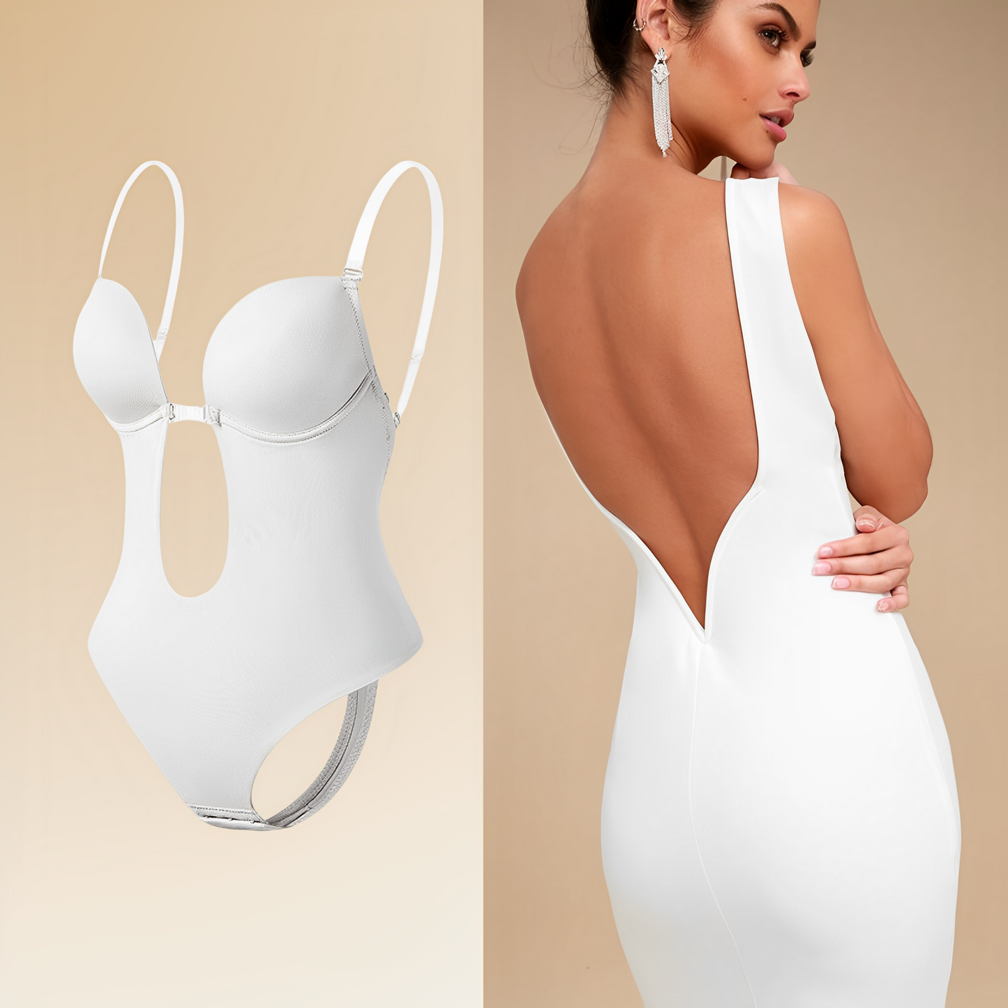 Elegant Backless Body for Women | Chic