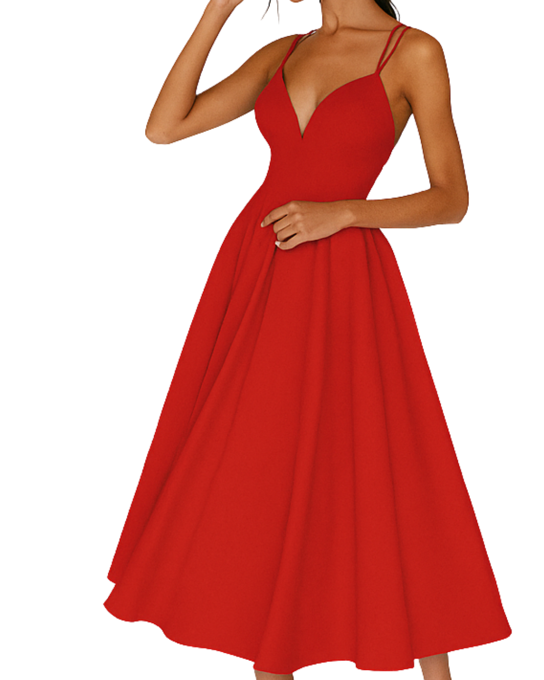 Womens Wedding Guest Dress | Formal V Neck