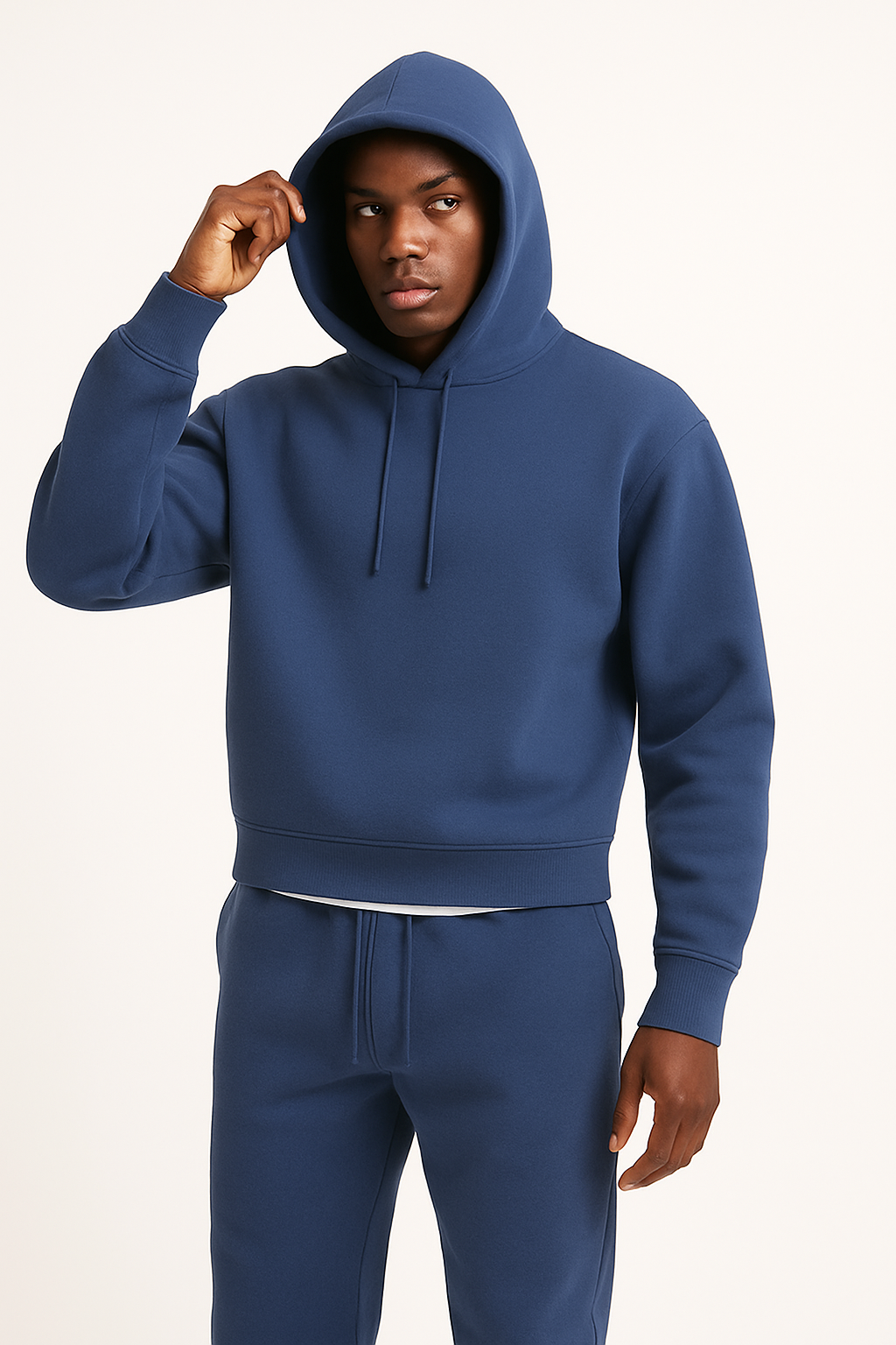 Mens Hoodie Oversized With Drawstring Hood For Men Versatile Casual Essential Layering Ready