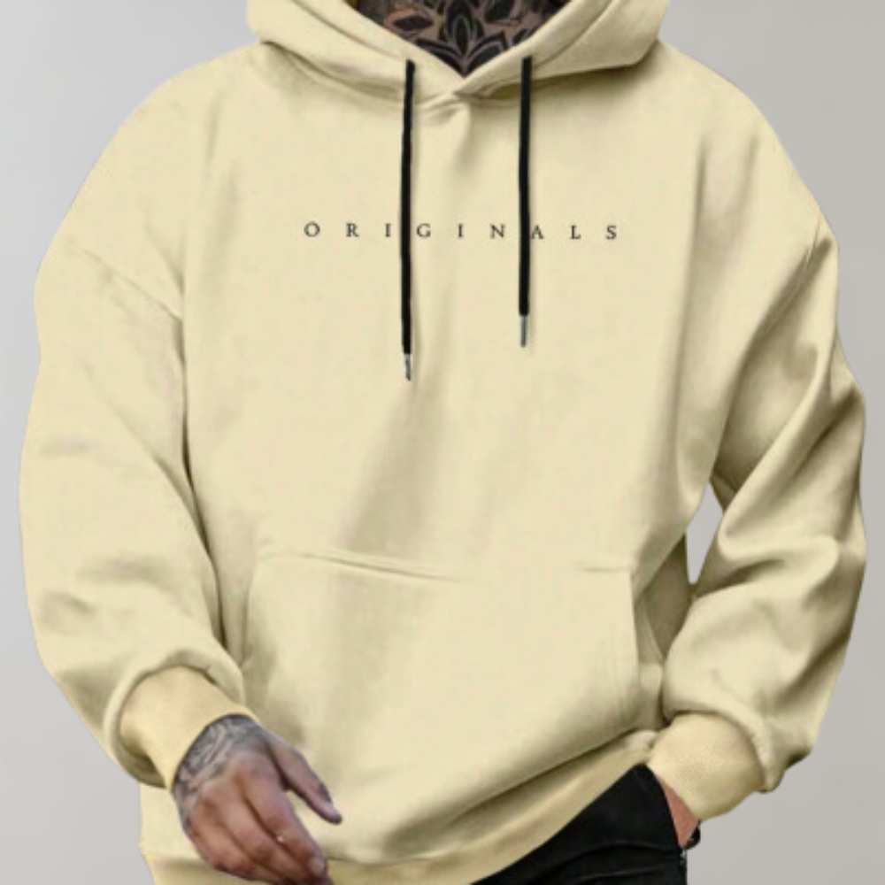 Minimalist Oversized Hoodie For Men Elevates Modern Streetwear Style With Casual Comfort