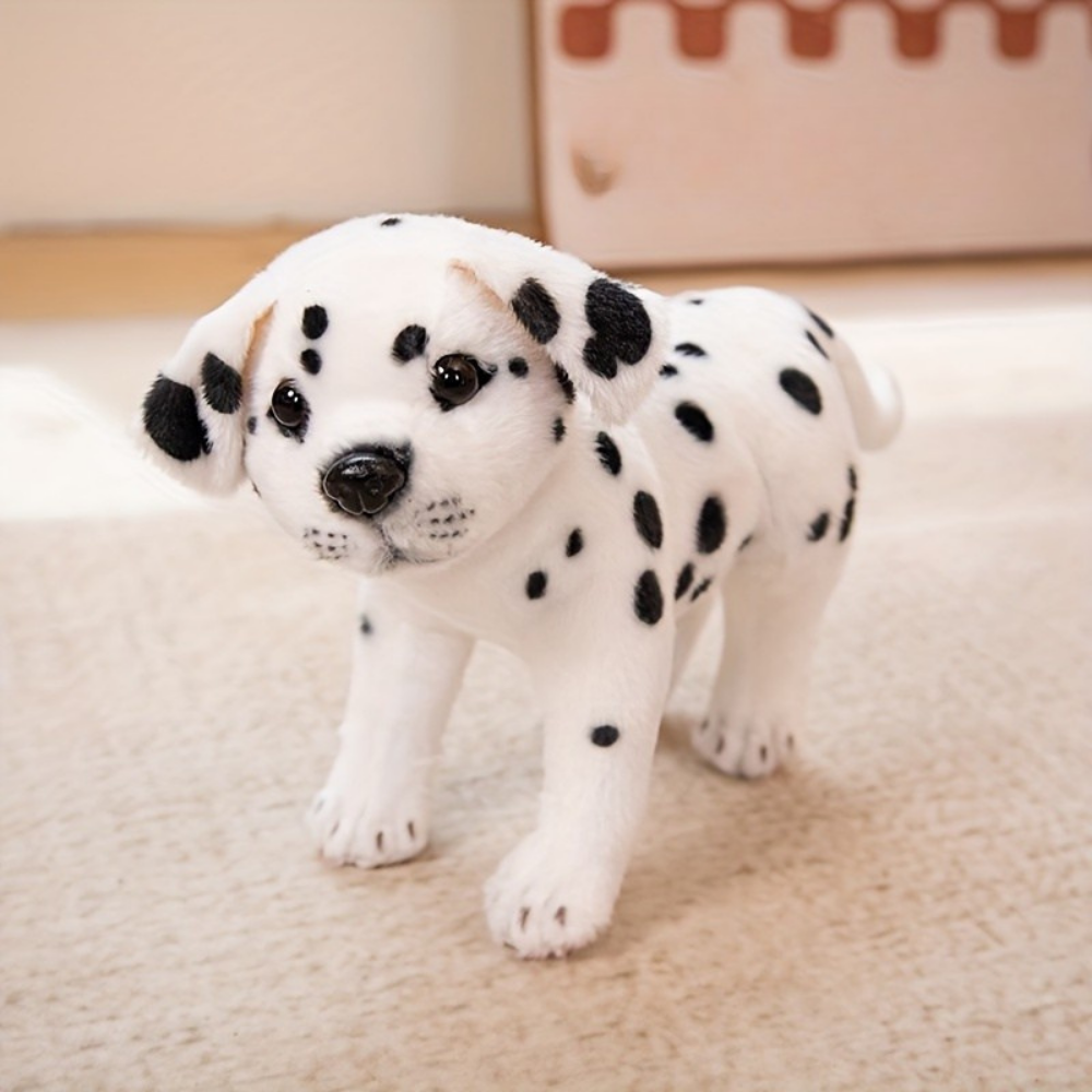 Polka Dot Puppy Plush Toy Ultra Soft Cuddly Comfort For Kids Safe 0 Years And Up Gift