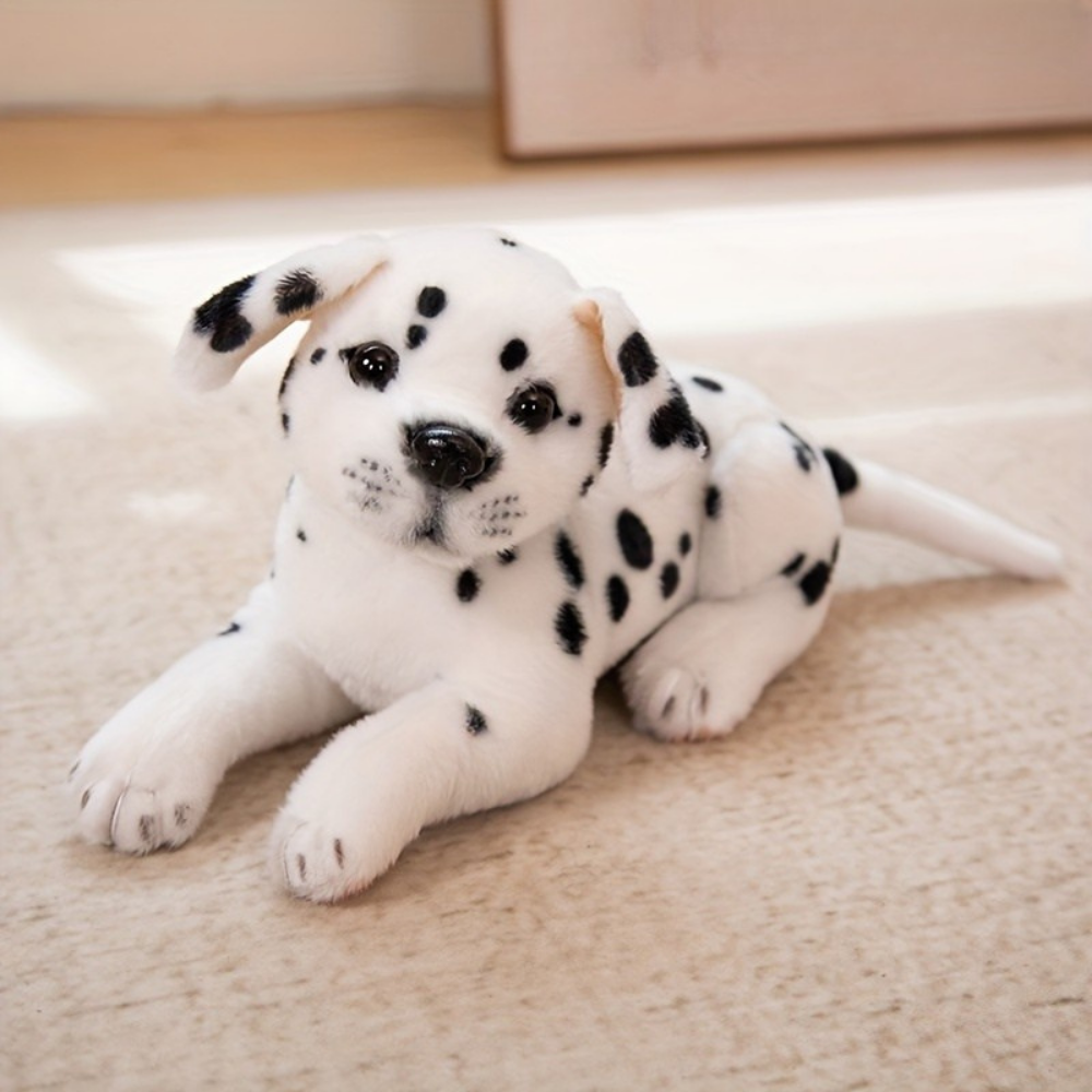 Polka Dot Puppy Plush Toy Ultra Soft Cuddly Comfort For Kids Safe 0 Years And Up Gift