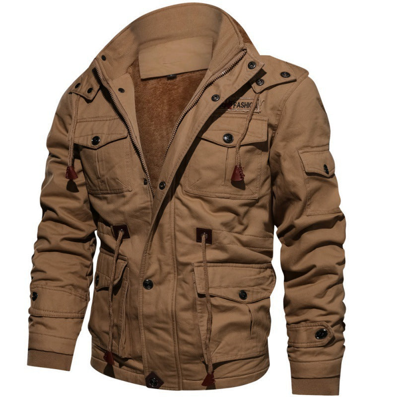 Insulated Mens Winter Jacket With Fleece Lining For Warmth And Tailored Fit Modern Style