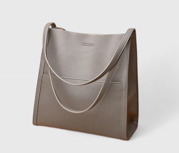 Women's Minimalist Shoulder Bag with Sleek Design and Adjustable Strap