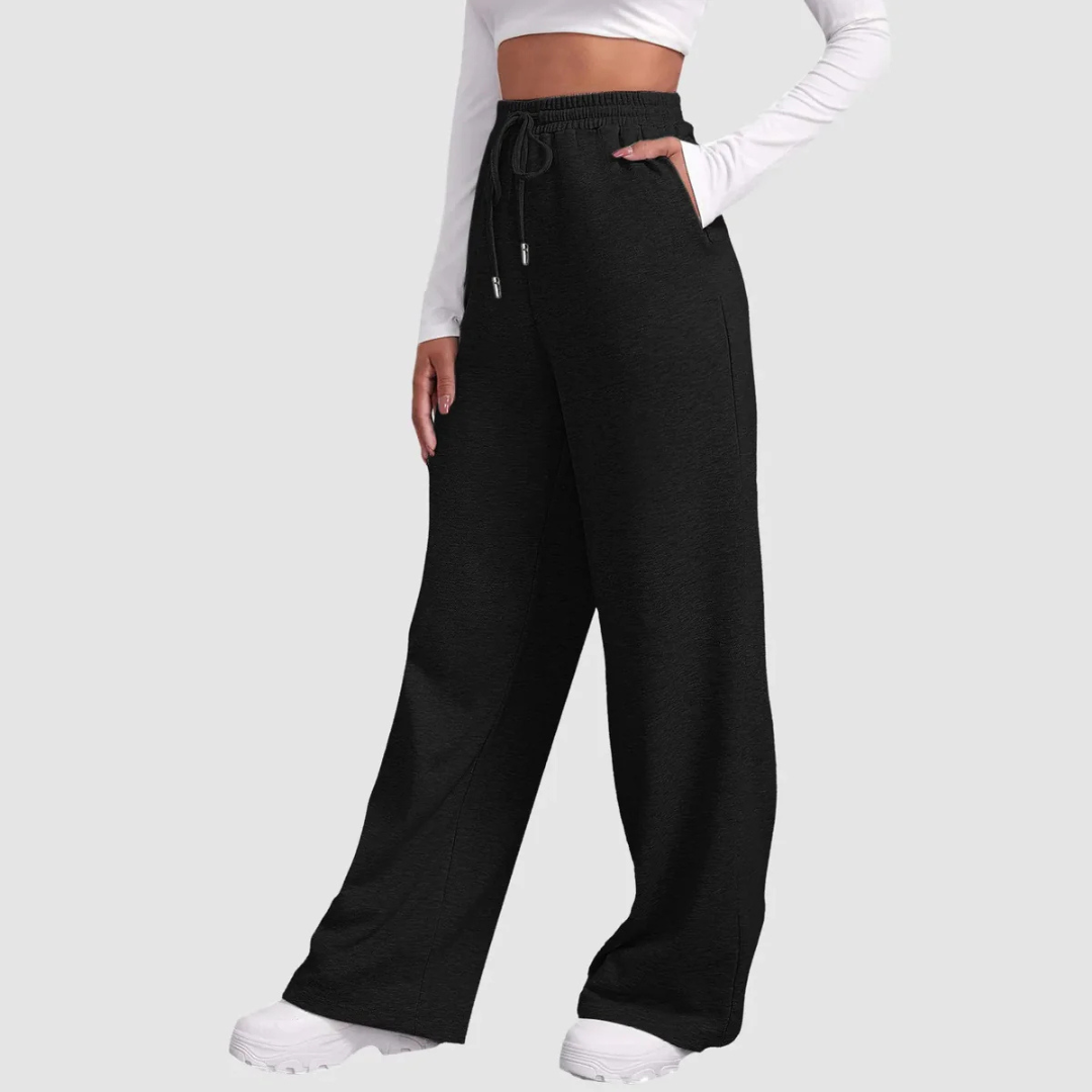 Women’s High-Waisted Jogger Trousers | Wide Leg
