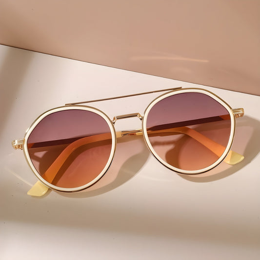 Adriana Round Glasses - TrendAura