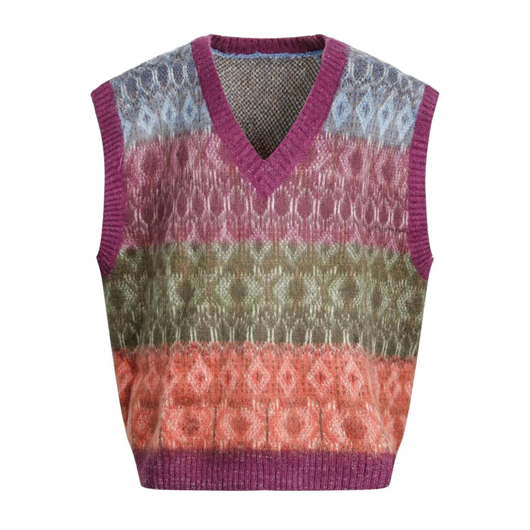 Loomed Contrast Vest