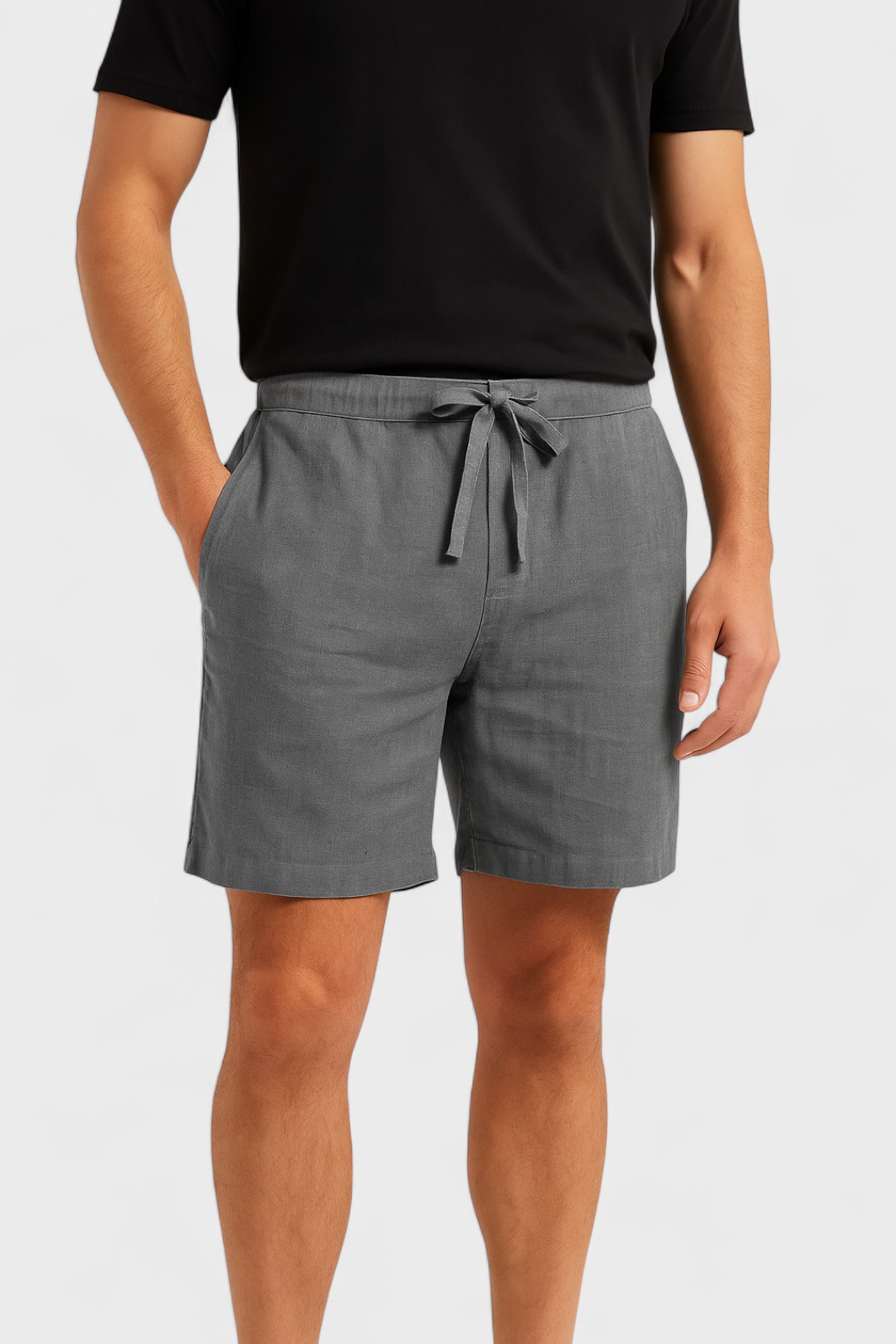 Men's Relaxed Fit Shorts With Adjustable Drawstring Waist For Men Everyday Summer Comfort