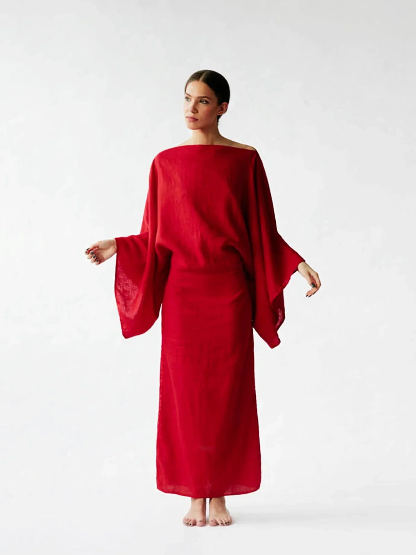 Gianna - Kimono Midi Dress