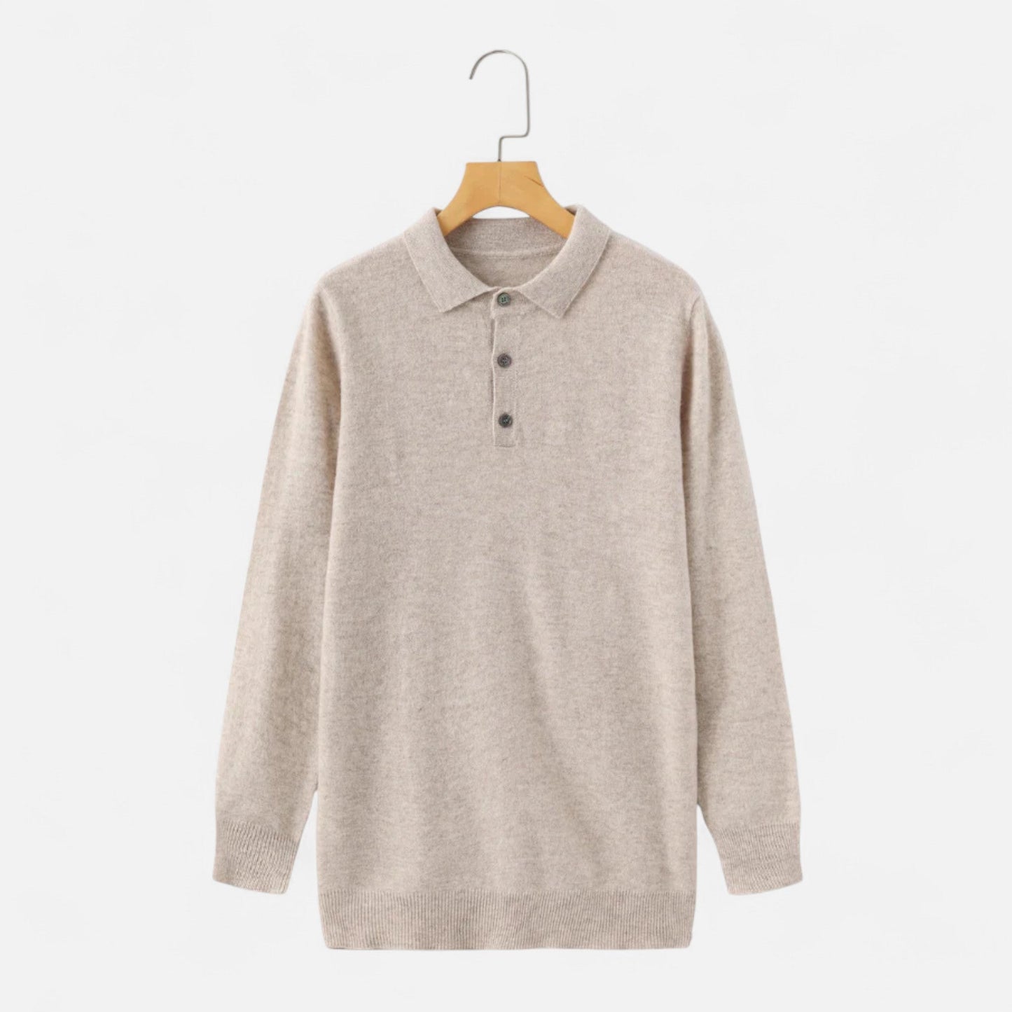 Ancient World | Men's Merino Wool Polo Collar Sweater