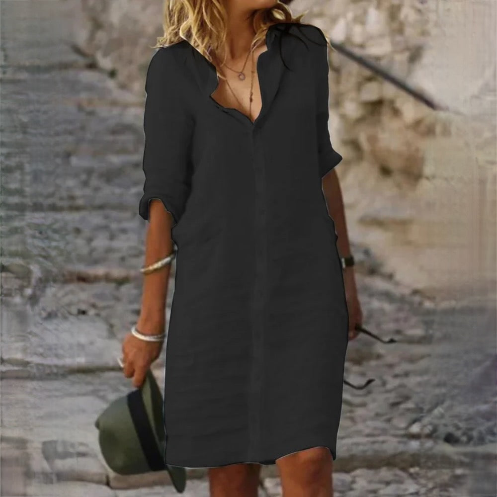 Ina Dress Lightweight Elegant Casual Dress For Women With Soft Comfort And Flattering Fit
