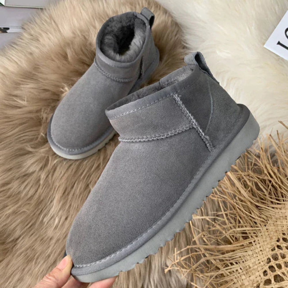 Mens Fur Lined Boots Durable Rugged Warmth For Winter Outdoor Wear Insulated Waterproof Comfort