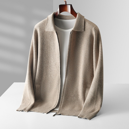 TrendAura | Pure Knitted Wool Cardigan