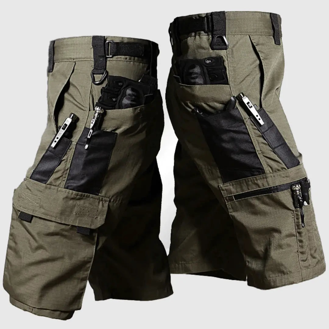 Bradley Scout Duty Camouflage Cargo Shorts With Secure Pockets And Reinforced Seams
