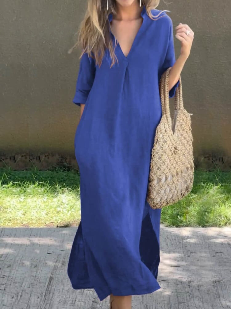 Marieke Midi Dress For Women Timeless Elegance With Flattering Silhouette And Flowing Comfort