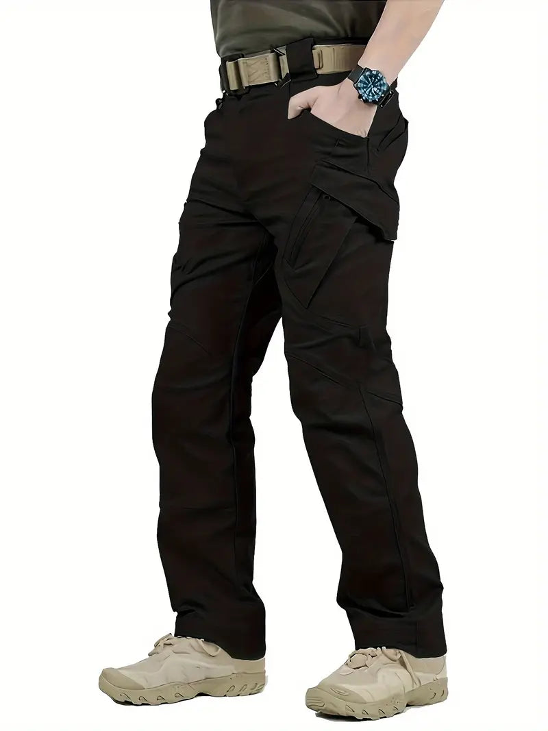Mens Outdoor Work Trousers With Multi Pocket Design Durable Cargo Pants For Tradesmen And Outdoor Enthusiasts