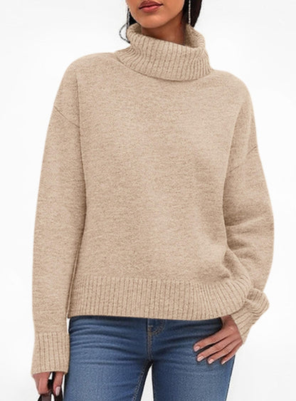 Zoé | Women's Roll Neck Sweater — Elegance & Daily Comfort