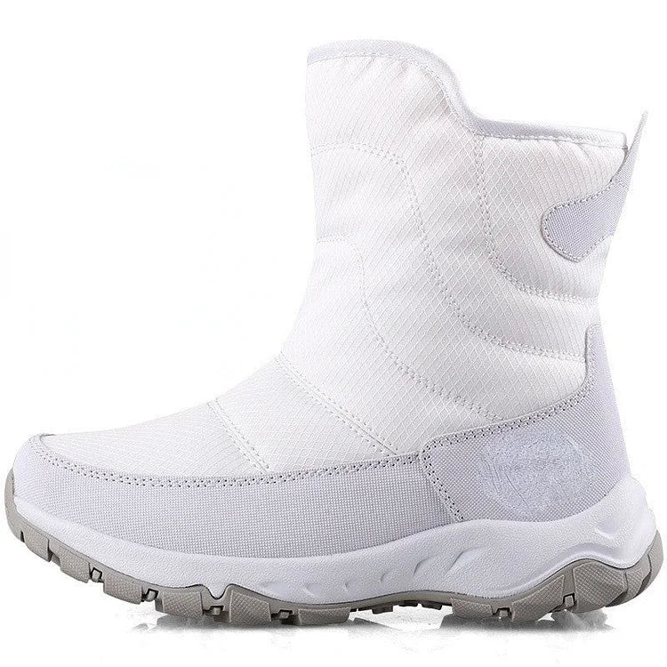 NORDEN Mens Waterproof Boots Warm Plush Lining Durable Rubber Sole Winter Ready For Men
