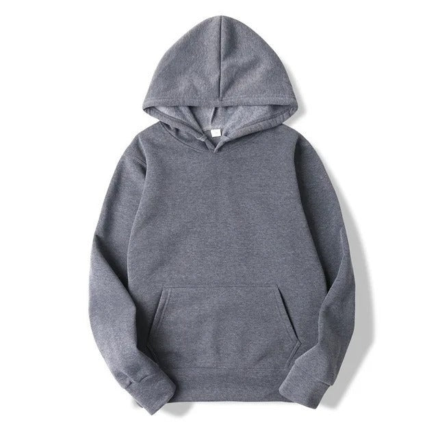 Eloura-Moda | Solid Color Hoodie Made of Cotton for Women