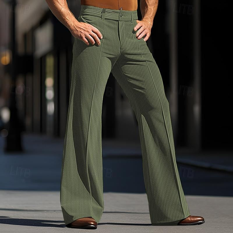 Joseph Mens Wide Leg Pants With Elegant Retro Style For Timeless Comfort And Elongated Silhouette