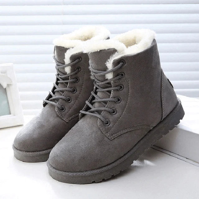 RanLinli™ | Warm Lace-Up Ankle Snow Boots