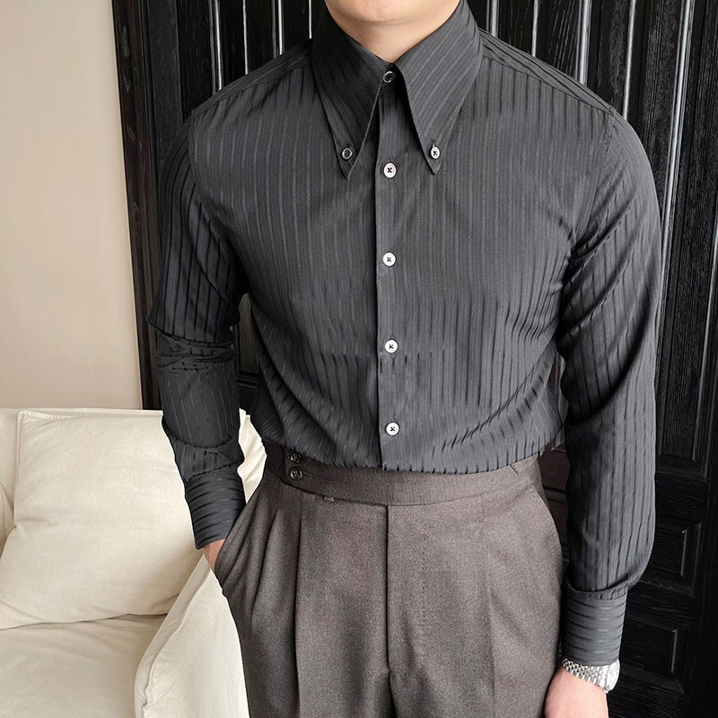 Sjaak | Classic long-sleeve shirt for men