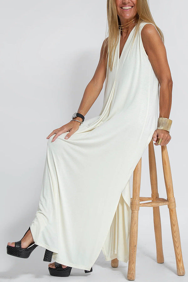 Elise Long Dress With Flowing Cardigan For Women Flattering Silhouette In Soft Polyester