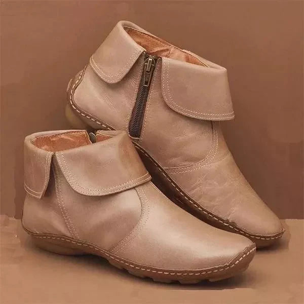 Women's Ankle Boots with Non-Slip Sole and Versatile Style