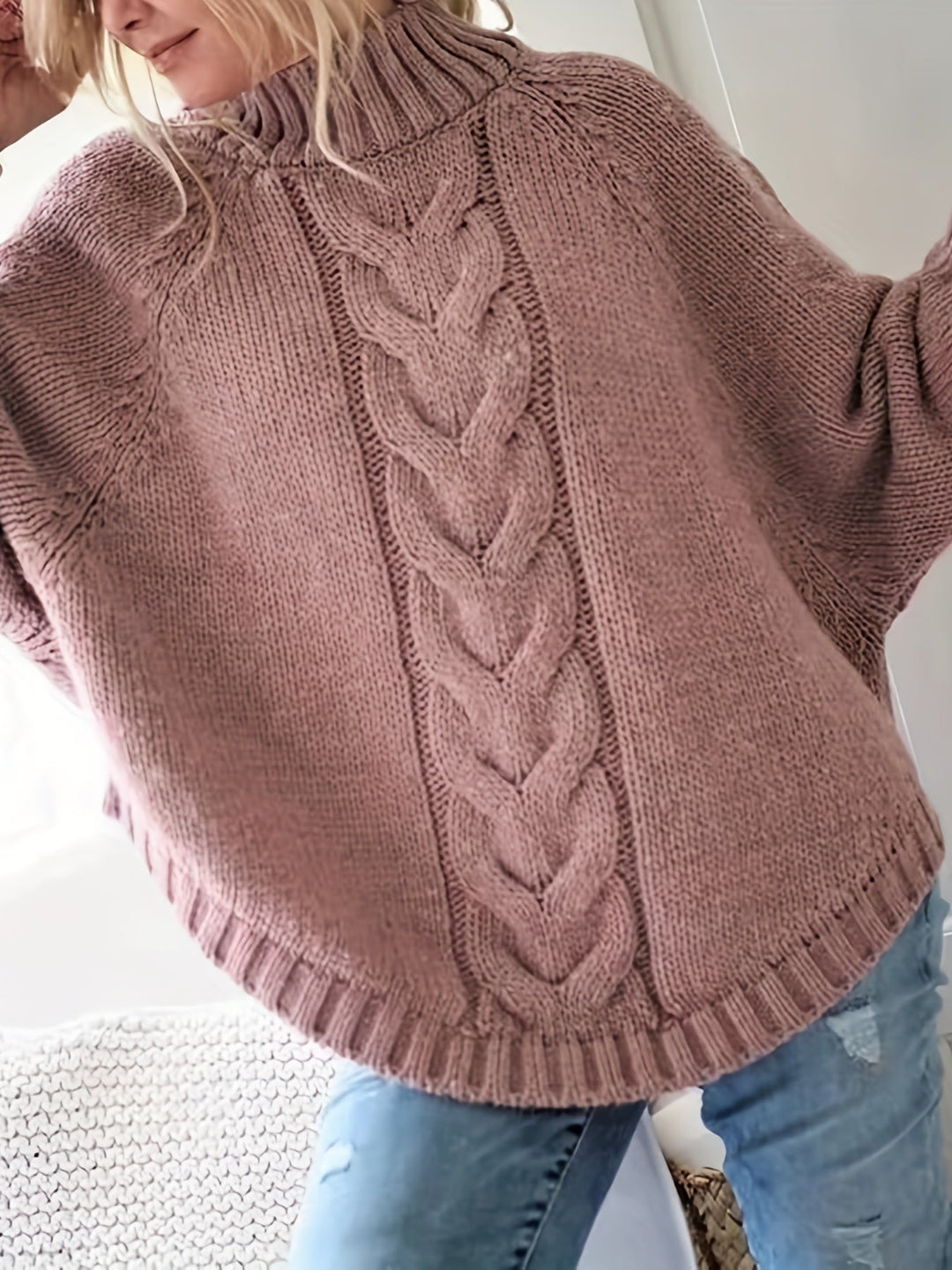Mila Comfortable Knitted Sweater For Women Classic Design All Season Cozy Knitwear