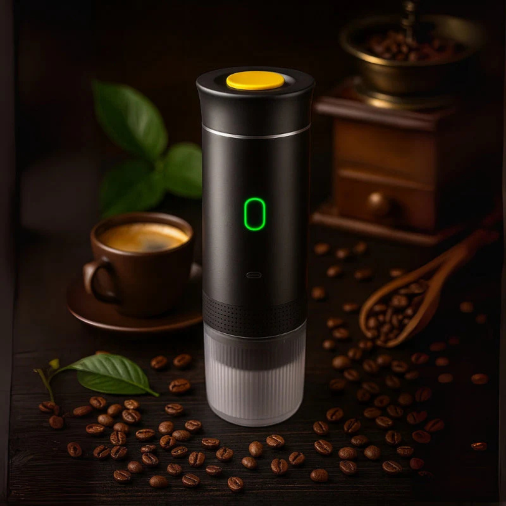 Portable 3-in-1 Espresso Machine Electric Coffee Maker Travel Brewer - TrendAura