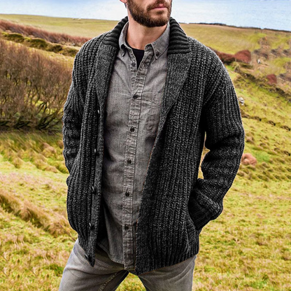 Max Mens Cardigan For Comfort And Versatile Layering With Button Closure And Pockets