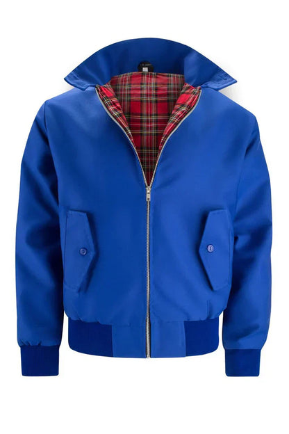 Mens Retro Bomber Jacket Harrington Cut Vintage Style For City Wear With Modern Attitude