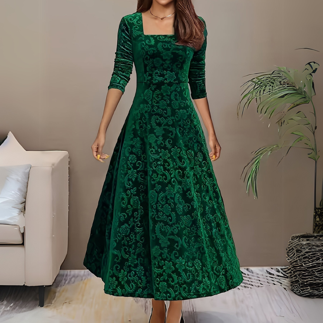Beatrix | Festive Dress for Women with Floral Design