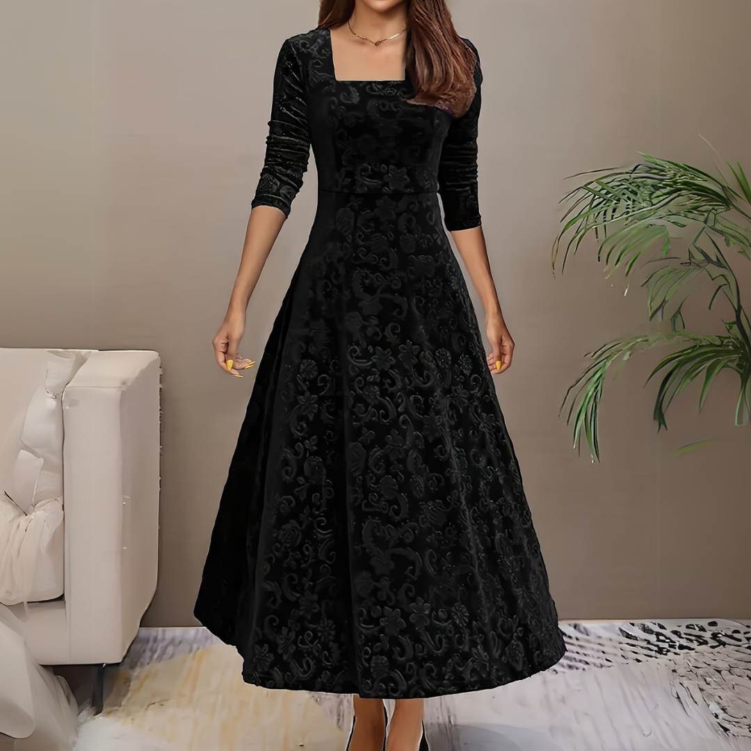 Beatrix | Festive Dress for Women with Floral Design