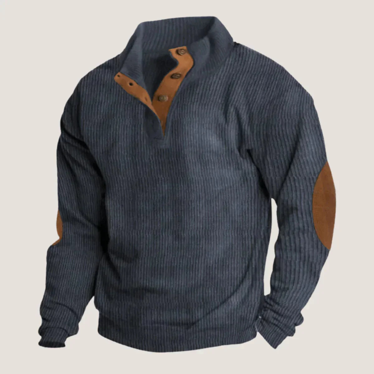 Kolly Ribbed Sweater For Men Soft Durable Knitwear For Everyday Style And Warm Comfort