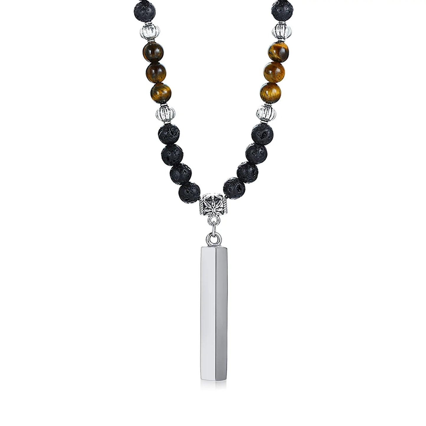 Mens Necklace Modern Minimalist Design With Adjustable Length For Men Everyday Style