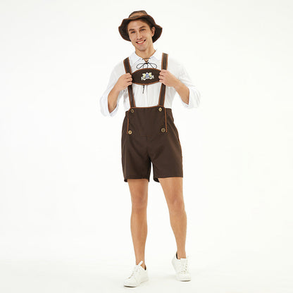 Traditional Oktoberfest Costume Men – Short Lederhosen