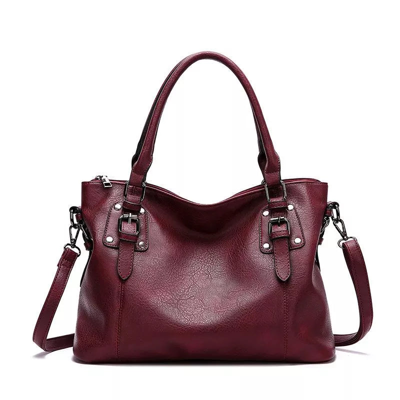 Ilse Premium Leather Shoulder Bag With Teranather Durability For Elegant Professionals